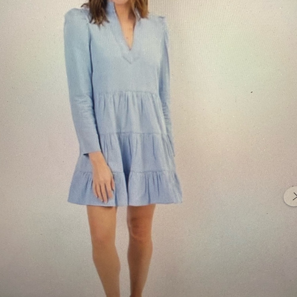 STS- Sail to Sable Striped Seersucker Dress Women’s Size M